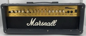 Marshall MG MG100HDFX 2-Channel 100Watt Solid State Guitar Amp Head BlackW/ PSU - Picture 1 of 9