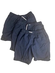 Cat & Jack Lot Of 3 Boys Navy Blue Shorts Elastic Drawstring Uniform  14 XL - Picture 1 of 4