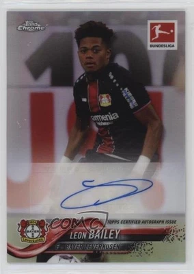 2018-19 Topps Chrome Bundesliga Auto Leon Bailey #38 Rookie Auto RC - Image 1 of 2