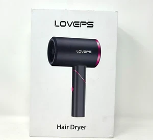 LOVEPS Hair Dryer + Diffuser & Styling Concentrator (Gray/Pink) - Picture 1 of 3