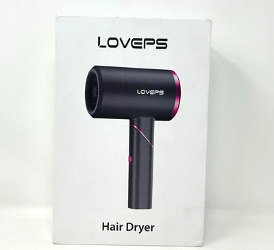 LOVEPS Hair Dryer + Diffuser & Styling Concentrator (Gray/Pink) - Image 1 of 3