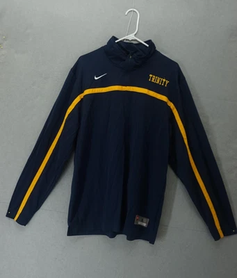 Chaqueta Pullover Nike Trinity Para Hombre Grande Azul Marino Dorado Dri-Fit Equipo Atletismo Foto 1 de 4