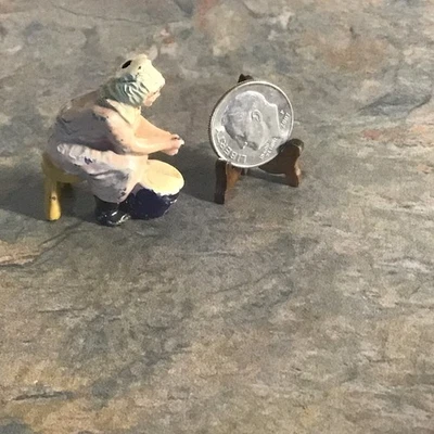 DE COLECCIÓN Inglaterra GRANJA LECHERA CON CUBO, FIGURA Plomo INGLATERRA Foto 1 de 4