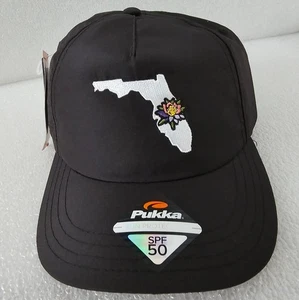 Pukka Florida Golf Baseball Cap Hat Embroidered Logo Sun Protection UPF 50 New - Picture 1 of 11