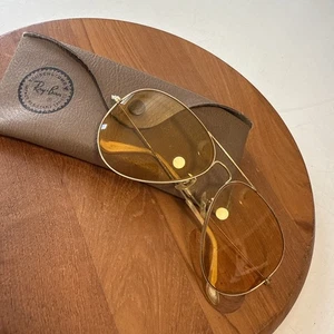 GAFAS DE SOL AVIADOR AMBERMÁTICAS PARA TODO TIPO DE CLIMA 62-14 VINTAGE BAUSCH &LOMB RAY-BAN GEP - Imagen 1 de 10