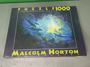 MALCOLM HORTON Sea Spirits Dolphin 1000 pcs Puzzle New Vintage 1995 Atlantis - Picture 1 of 18