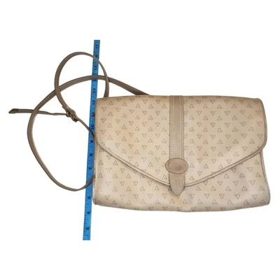 Bandolera LIZ CLAIBORNE VINTAGE 1985 color tostado crema Foto 1 de 4