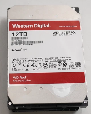 Western Digital WD Red Plus WD120EFAX 12TB 3.5 inch 5400-7200 RPM Int Hard Drive - Image 1 of 2