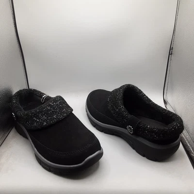 Tamancos femininos Skechers Easy Going Full Bloom 8,5M preto A219 - Imagem 1 de 4