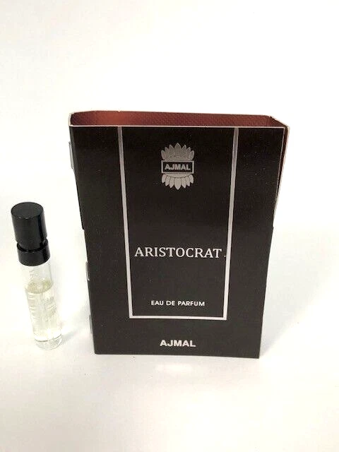 AJMAL Perfume ARISTOCRAT for Mem 0.05 oz 1.5ml EDP Spray NEW ON CARD
