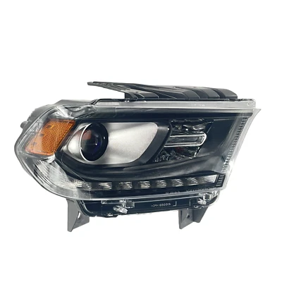 FOR 16-20 DODGE DURANGO RIGHT SIDE HALOGEN HEADLIGHT HEADLAMP W/LED RUNNING LAMP Foto 1 de 4