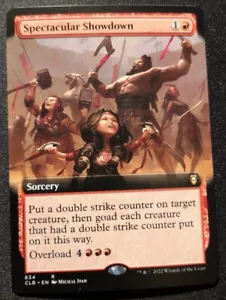 Spectacular Showdown - Extended Art - CLB - MTG - NM - EN - 634 - Picture 1 of 1