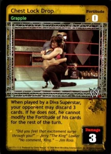 2004 WWE CCG Raw Deal Divas Overload 16/172 Chest Lock Drop - Picture 1 of 1