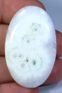 59 CT NATURAL STALACTITE SOLAR QUARTZ OVAL CABOCHON PENDANT GEMSTONE FF-66 - Picture 1 of 5