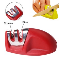 1pcs Two Stages (Diamond & Ceramic) Kitchen Knife Sharpener Sharpening Stone