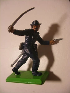 Soldat ancien 1/32 Figurine BRITAINS Deetail 1971 Far West COWBOY Yankee - Picture 1 of 4