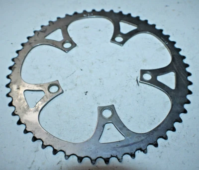 Vintage SR Road Bike Chainring BCD110 52T Touring Road Japan Silver USA Shipper - Image 1 of 4