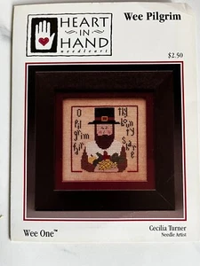 Heart in Hand - Wee Pilgrim - Cross Stitch Pattern (1996) - USED - Picture 1 of 4