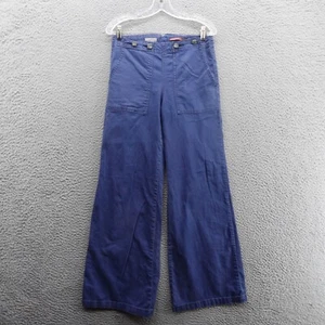 Pantalones utilitarios Pilcro Anthropologie The Kit pierna ancha talla 27 azules informales para mujer - Imagen 1 de 17