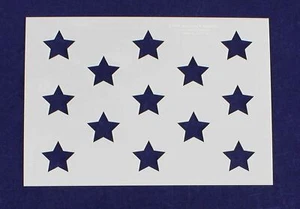 13 Star US Flag Field Stencil 14 Mil -7"H X 10"L - Painting/Crafts/ Templates - Picture 1 of 3