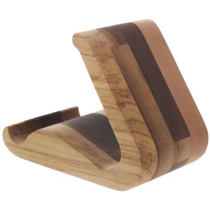 Tragbare Telefon Halter Handy Halter Holz Tablet Ständer Holz Telefon Stehen - Bild 1 von 12