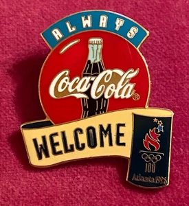 ATLANTA 1996 -  COCA COLA WELCOME PIN - Picture 1 of 1