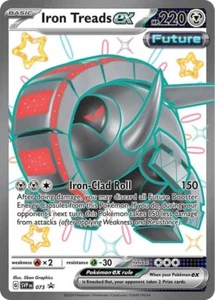 Pokemon TCG: Paldean Fates SVP-073 Iron Treads ex Black Star Promo NEW N/MINT+ - Picture 1 of 2