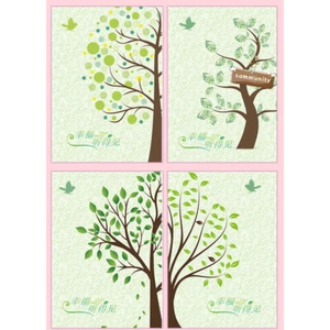 Lindos mini cuadernos pequeños blocs de notas de bolsillo para pájaros de jardín de 4 piezas - Imagen 1 de 1