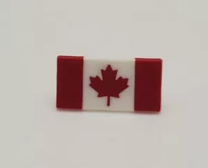 Canada Canadian Maple Leaf Small Plastic Flag Lapel Hat Pin Tie Tack Pinchback - Picture 1 of 3