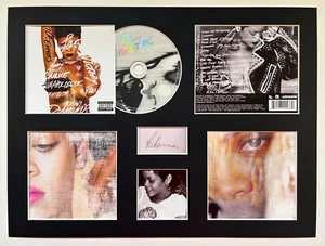 RIHANNA - Signed Autographed - UNAPOLOGETIC - Album Display Deluxe - Foto 1 di 1