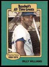 1987 Hygrade All-Time Greats Billy Williams Chicago Cubs #NNO