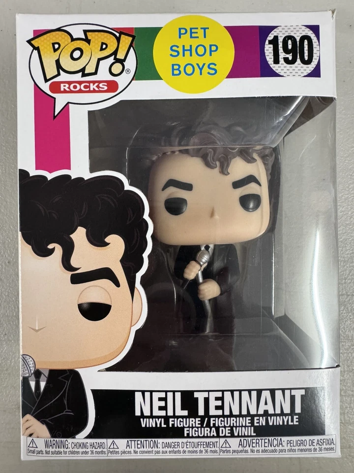 Neil Tennant 190 ~ Pet Shop Boys ~ Vinil Funko Pop ~ Rochas / Música + PROTETOR - Imagem 1 de 4
