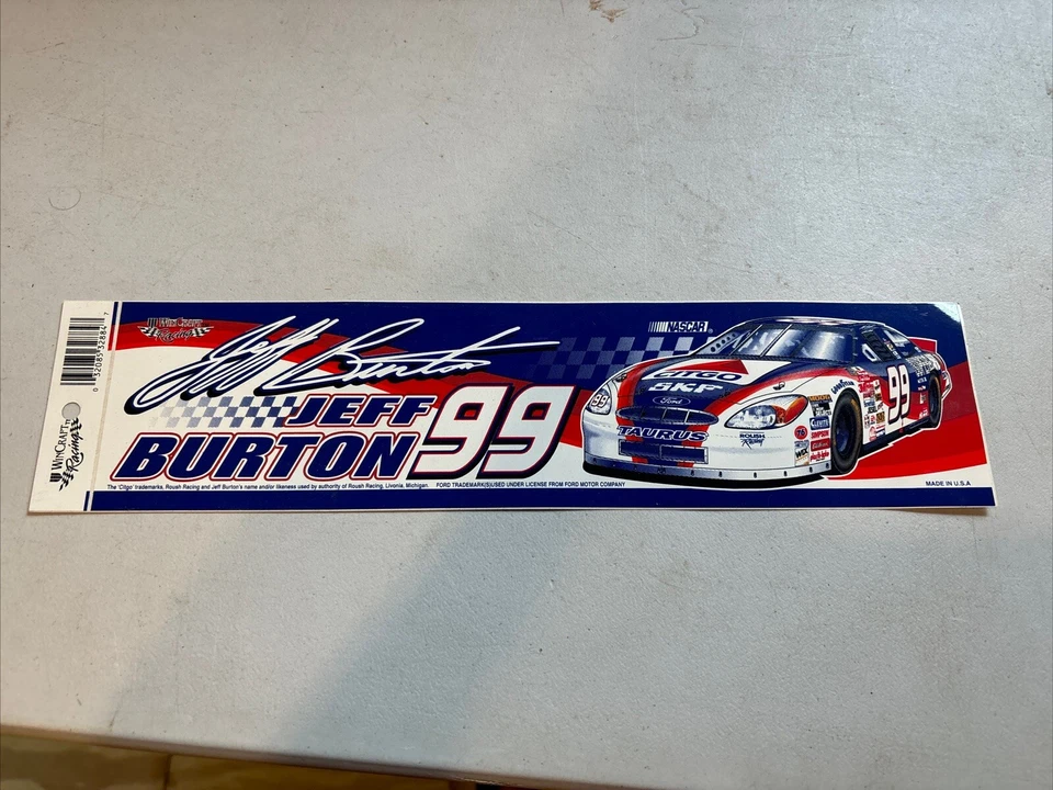 PEGATINA PARACHOQUES JEFF BURTON #99 Citgo RACING NUEVA, Ford Taurus Foto 1 de 1
