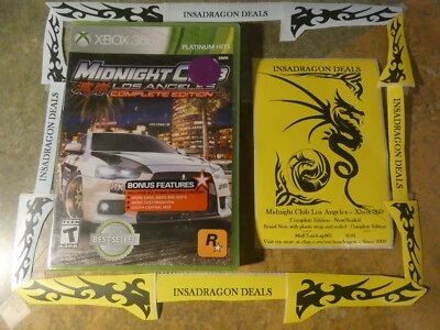 Midnight Club Los Angeles, Complete Edition/Platinum Hits Xbox 360 Brand New NiB - Image 1 of 2