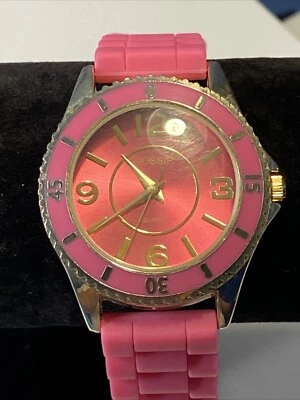 Женские кварцевые аналоговые часы GOSSIP GSP817B розовый тон новый аккумулятор - Изображение 1 из 4