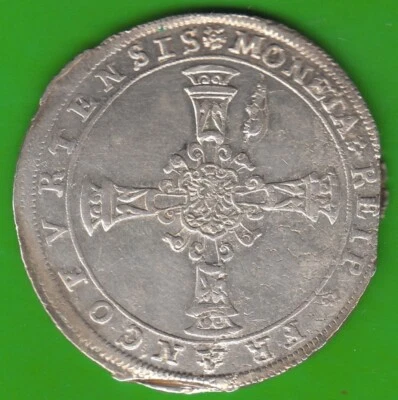Coin Silver Frankfurt Taler 1620 In Vz Shrötlingsfehler Pretty nswleipzig - Image 1 of 3