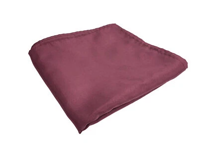 Лот из 6 салфеток из полиэстера поплина 16 X 16 дюймов новые бордовые - Изображение 1 из 4