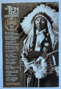 DIE ZEHN INDISCHEN GEBOTE, SELTENES AUTHENTISCHES POSTER 1995 - Bild 1 von 9