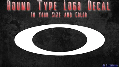 PREMIUM VINYL Oakley "O" Logo Decal Sticker 3" 5" 7" 11.5" Sunglasses Golf Vault Polarized