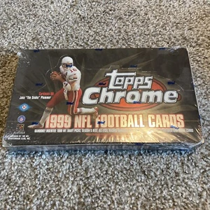 1999 Topps Chrome NFL Football Hobby Box Factory Sealed - 24 Packs - Picture 1 of 2