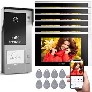 TMEZN WLAN Video Türsprechanlage Sprechanlage mit 7" Monitor Türklingel Kamera - Bild 1 von 20