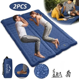 12cm Isomatte selbstaufblasend CampingLuftmatratze MatratzeFußpumpe Campingmatte - Bild 1 von 9
