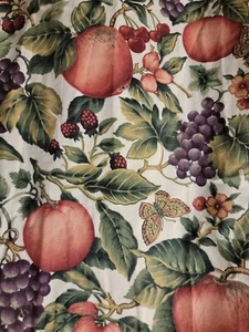 Cranston Village Fruit Grapes Berries Harvest Cotton Fabric VIP Print 60" x 44" - Picture 1 of 4