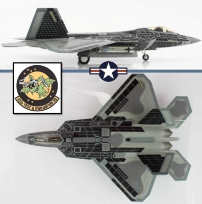 Hobby Master 1/72 HA2828 F-22A Raptor USAF 422nd TES finitura vernice a specc... - Immagine 1 di 4