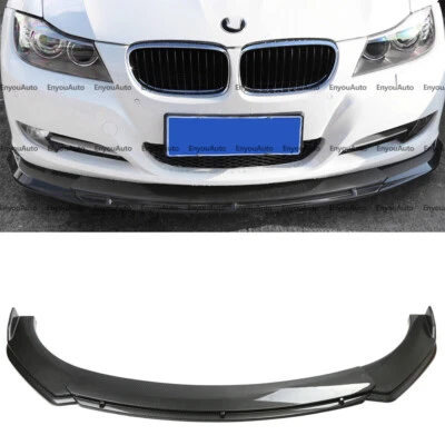 For BMW 118i 120i 128i Series Front Bumper Lip Spoiler Splitter Carbon Fiber - Image 1 of 4