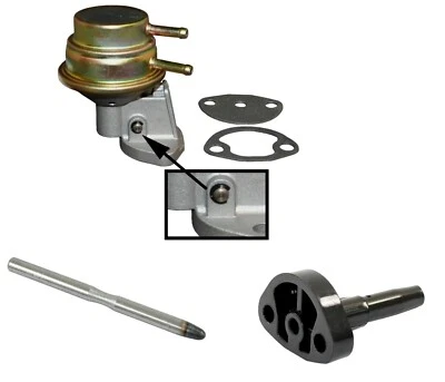 RNR SPARES Pompa Carburante Maggiolino con Asta di Spinta 108mm e Kit Piedistallo T1 Bug
