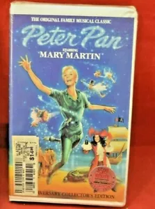 New Sealed Goodtimes Peter Pan Mary Martin Classic Movie VHS Tape 4618 - Picture 1 of 1