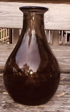 ROOT BEER￼ Brown Vidrios San Miguel Spain Recycled Glass Vase 12" Transparent