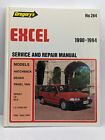HYUNDAI EXCEL Hatchback Sedan Panelvan Sprint LS GLS Service Manual 1990-1994 GC