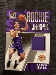 Raw Ungraded 2017-18 Panini Donruss Jerseys LA Lakers Lonzo Ball #RJ-LB3 Rookie - Picture 1 of 2
